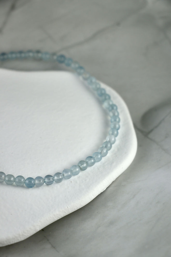 I AM clear - Aquamarin Fusskettchen