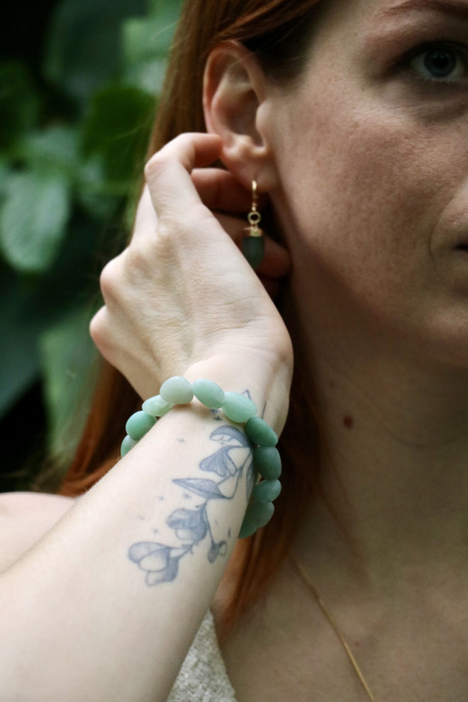 I AM abundant - Bracciale in Avventurina