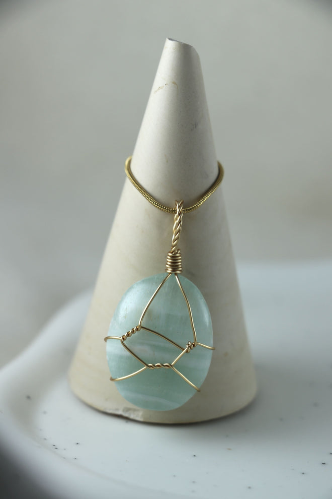 I AM aligned - Hemimorphit Halskette