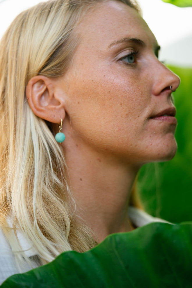 I AM confident - Amazonit Ohrringe - My Store