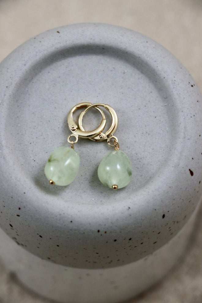 I AM intuitive - Prehnit Ohrringe - My Store