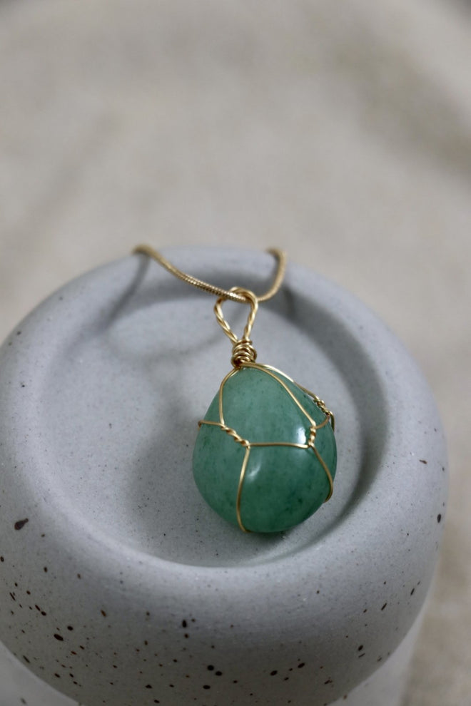 I AM whole - Aventurin Halskette - My Store