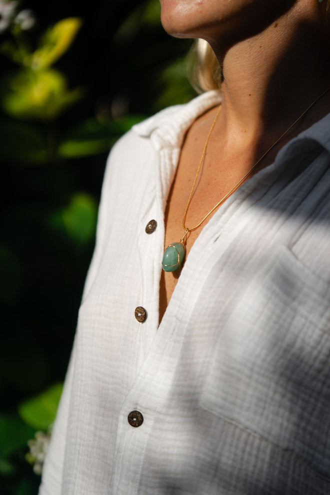 I AM whole - Aventurin Halskette - My Store