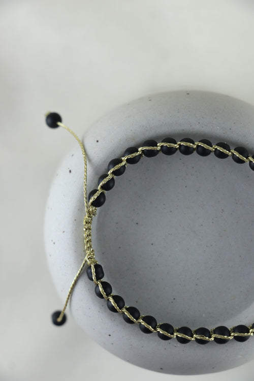 I AM limitless - Onyx Armband Wayan