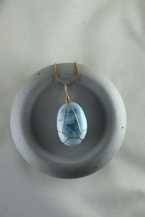 I AM inspired - Collana Larimar Pezzi Unici