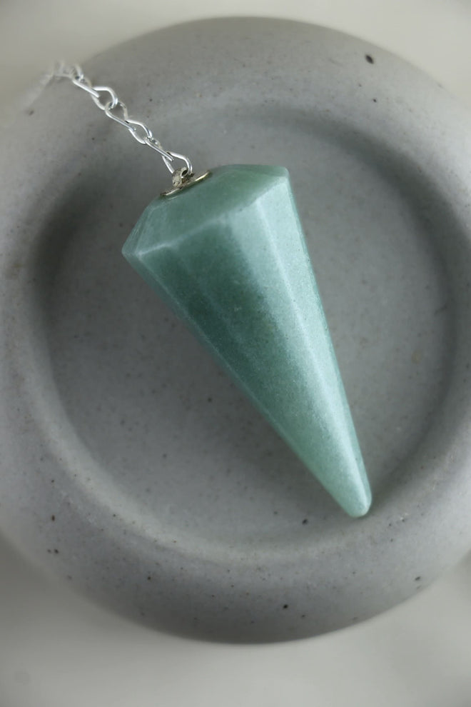 I AM abundant - Pendule cristal aventurine 