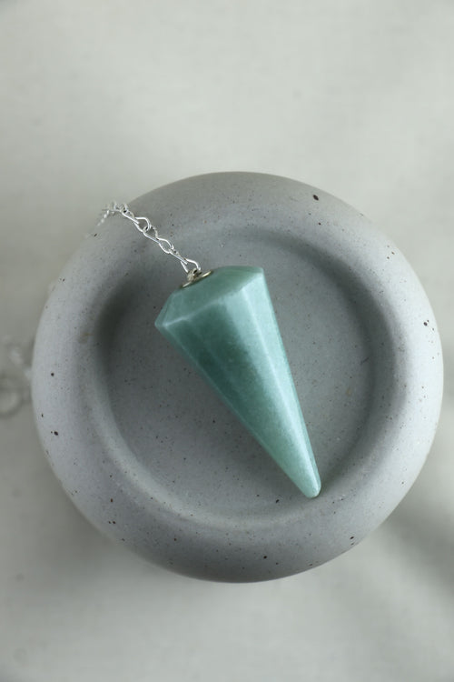 I AM abundant - Kristall Pendel Aventurin