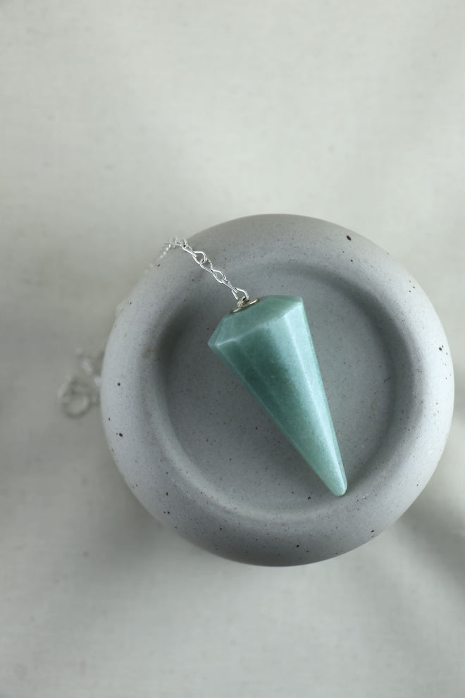 I AM abundant - Pendule cristal aventurine 