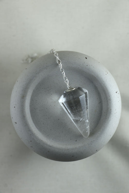 I AM safe - collana in cristallo di rocca a doppia punta