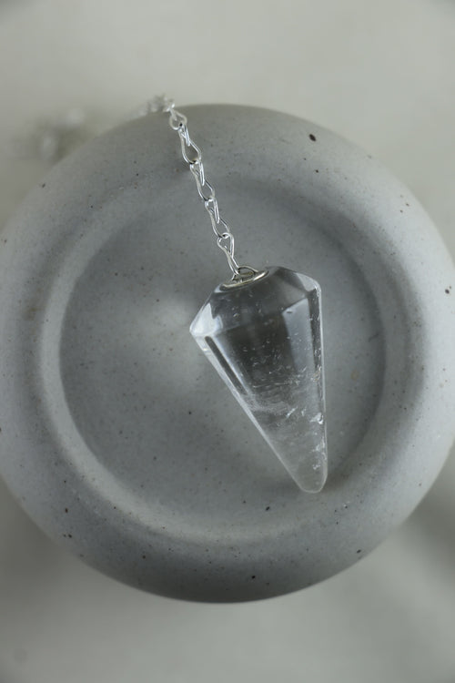 I AM safe - collana in cristallo di rocca a doppia punta