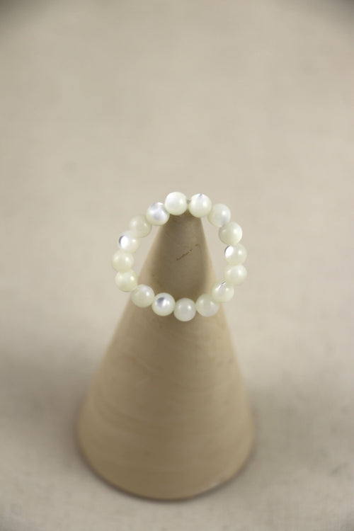 I AM beautiful - bague en nacre