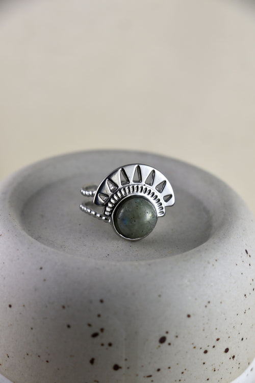 I AM magical - Bague Labradorite Rise Silver