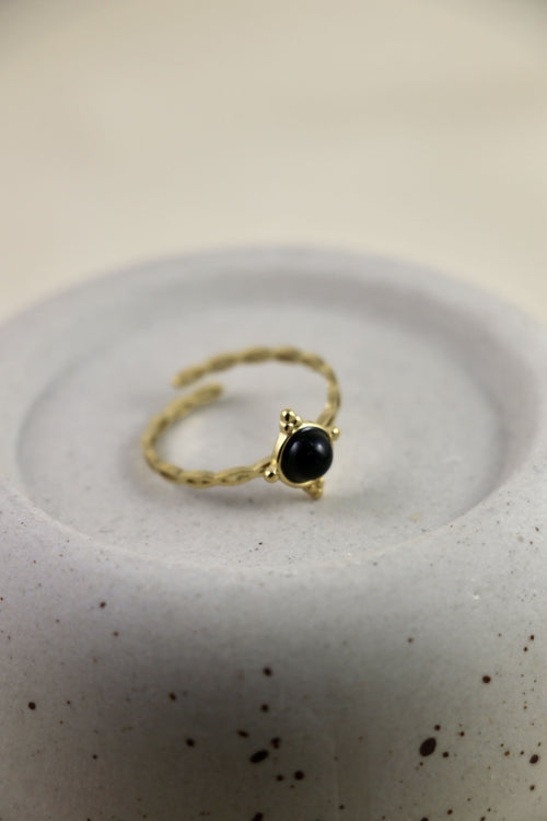 I AM limitless - Anello in onice bussola