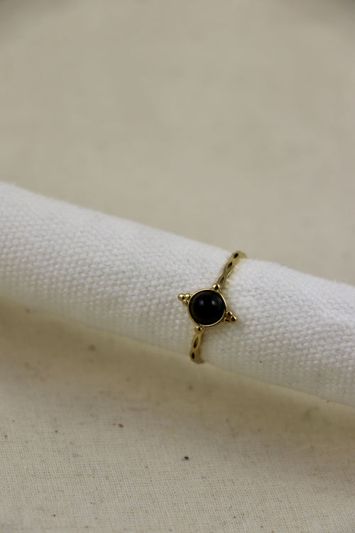 I AM limitless - Anello in onice bussola