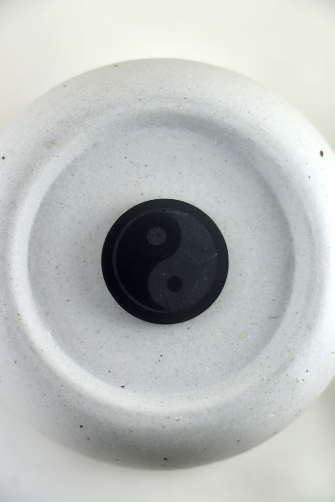 I AM protected - Schungit Handy Plättchen Yin & Yang