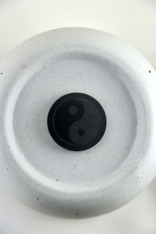 I AM protected - Schungit Handy Plättchen Yin & Yang