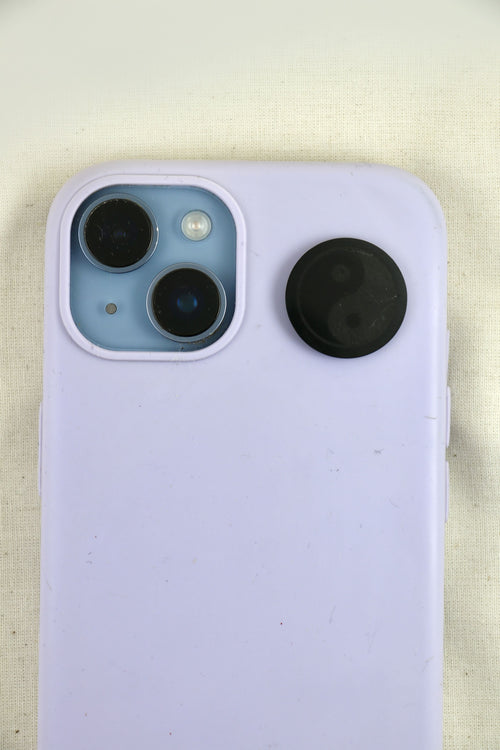 I AM protected - Schungit Handy Plättchen Yin & Yang