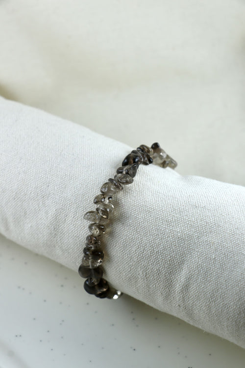 I AM open - Rauchquarz Armband Splitter