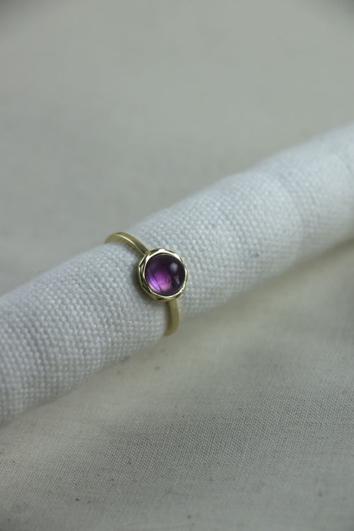 I AM clarity - Amethyst Ring Button