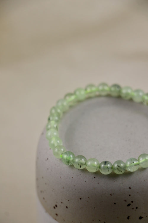 I AM intuitive - Prehnit Armband