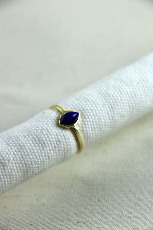 I AM true - Lapislazuli Ring Drop