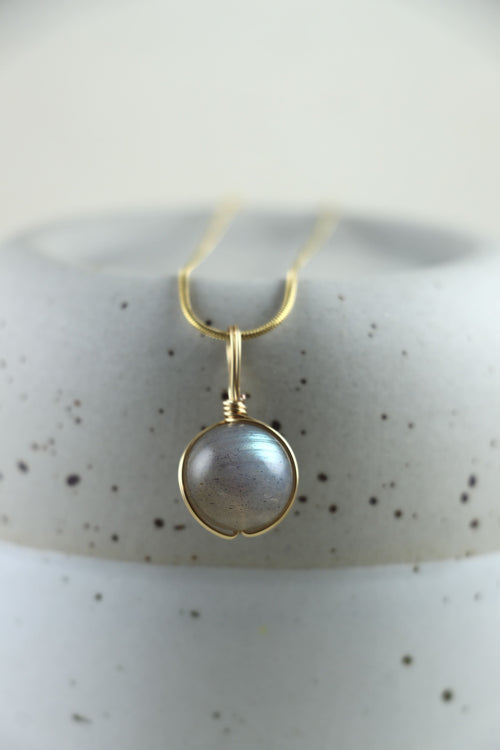 I AM magical - Labradorit Halskette Kugel