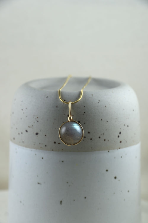 I AM magical - Labradorit Halskette Kugel