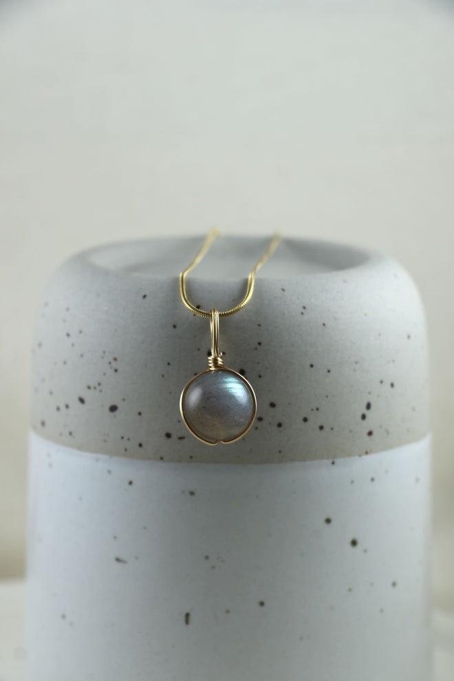 I AM magical - Labradorit Halskette Kugel