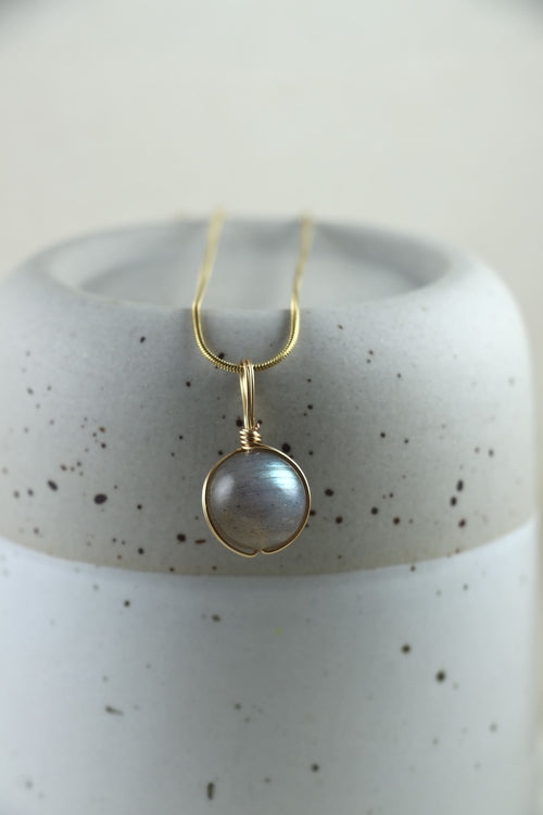 I AM magical - Labradorit Halskette Kugel