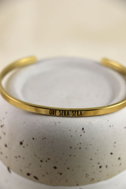 Bracelet Mantra - Que sera sera