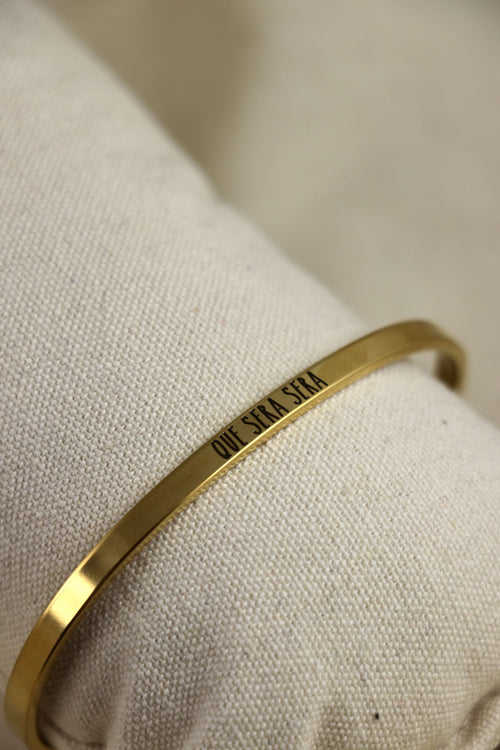 Bracelet Mantra - Que sera sera