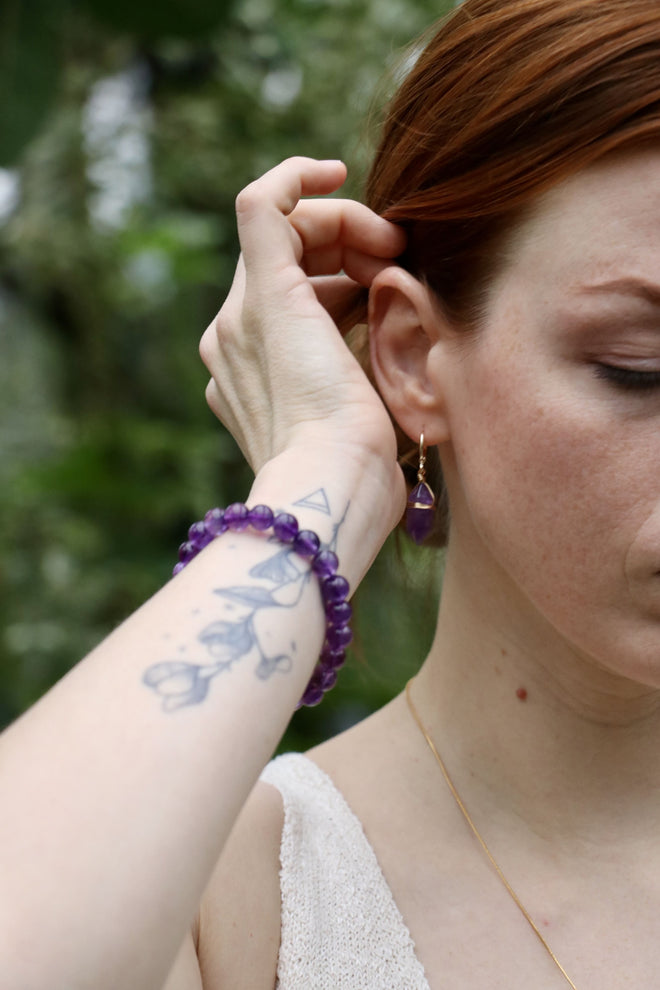 I AM clarity - Amethyst Armband