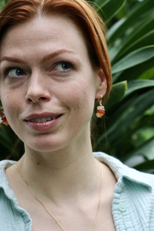 I AM unstoppable - Karneol Ohrringe