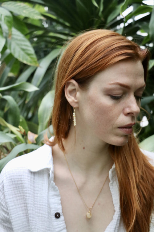 I AM whole - Boucles d'oreilles Citrine 6 boules