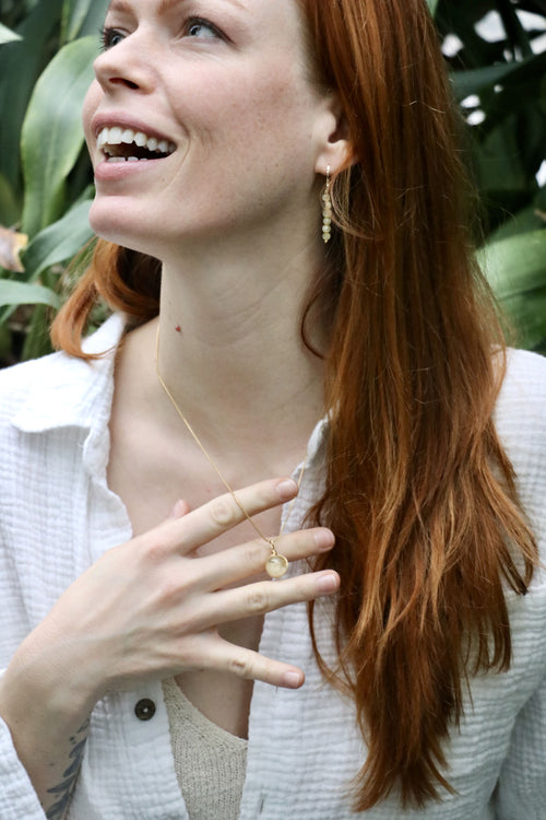 I AM whole - Collier boule en citrine