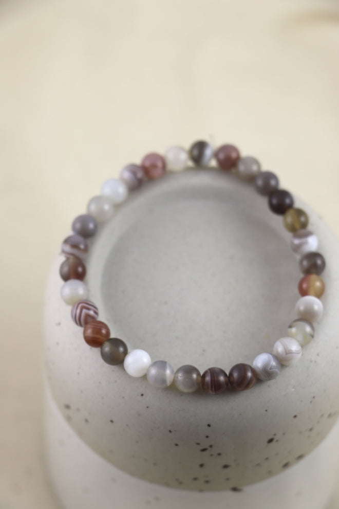 I AM limitless - Bracciale in agata Botswana