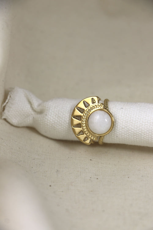 I AM beautiful - Bague en nacre Rise