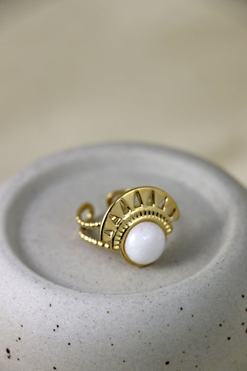 I AM beautiful - Bague en nacre Rise