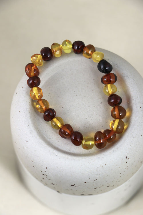 I AM born - Bracelet d'ambre pour bébé et enfant