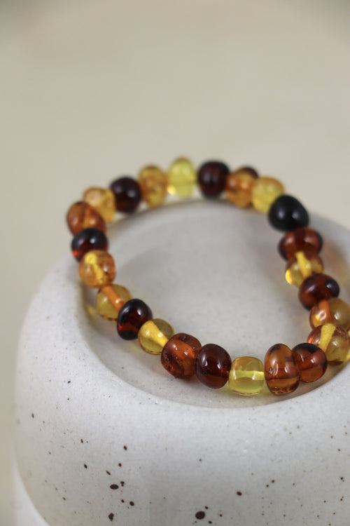 I AM born - Bracelet d'ambre pour bébé et enfant