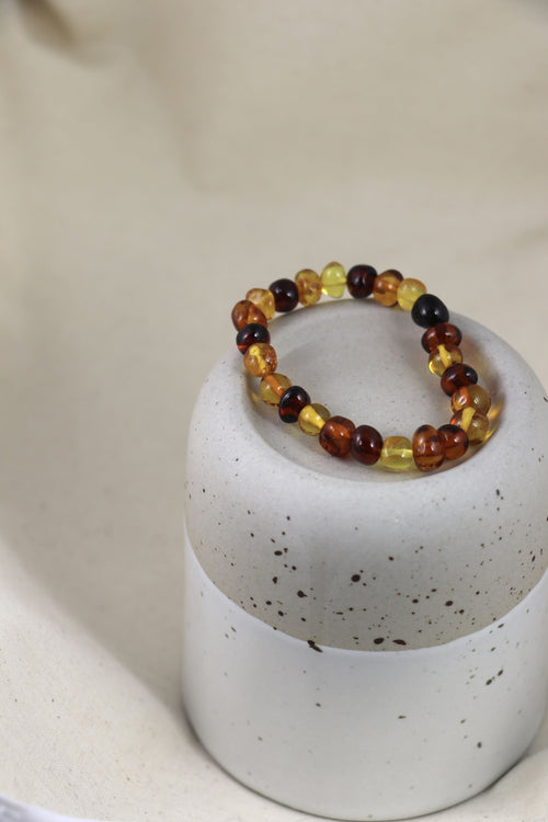 I AM born - Bracelet d'ambre pour bébé et enfant
