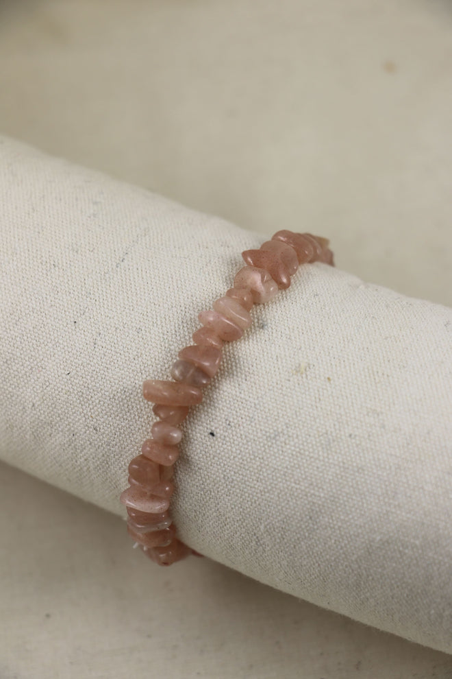 I AM feminine - Mondstein Peach Armband Splitter