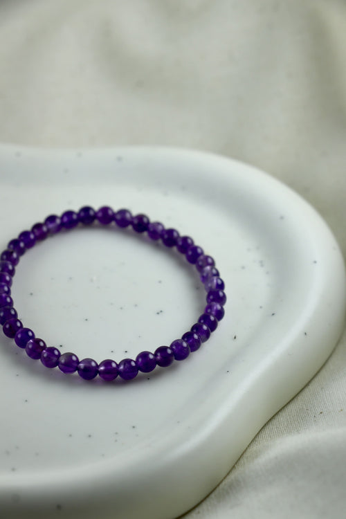 I AM clarity - Amethyst Kinderarmband