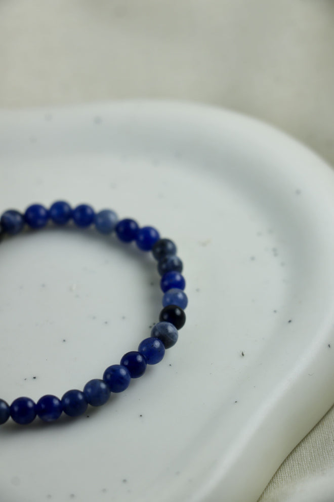 I AM peace - Bracelet Enfant en Sodalite