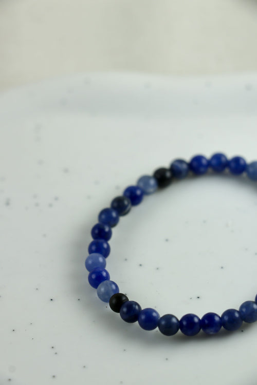 I AM peace - Braccialetto Bambini in Sodalite