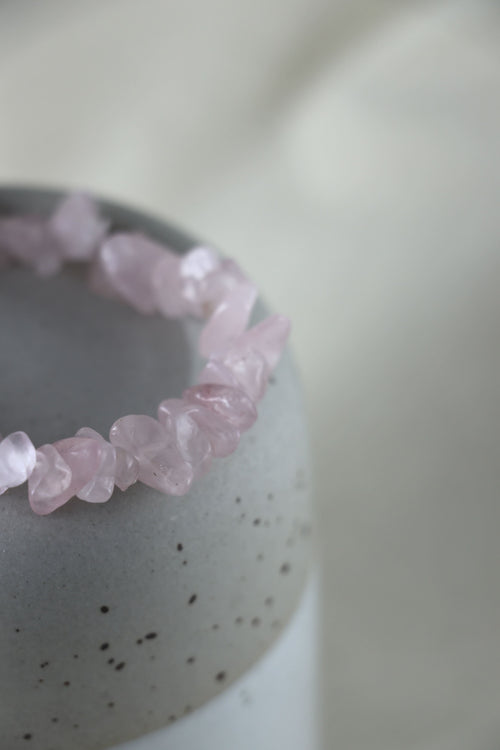 I AM love - Bracelet Quartz Rose Éclats