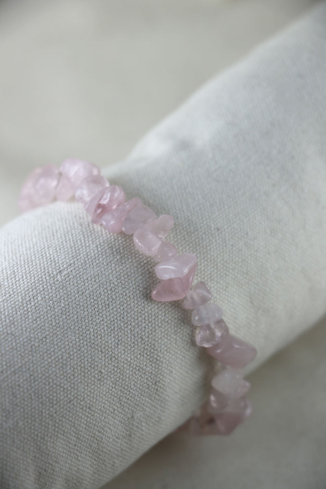 I AM love - Bracciale Quarzo Rosa Schegge