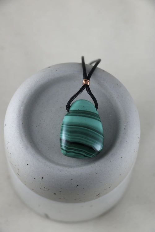 I AM pure - Collana Malachite Uomo