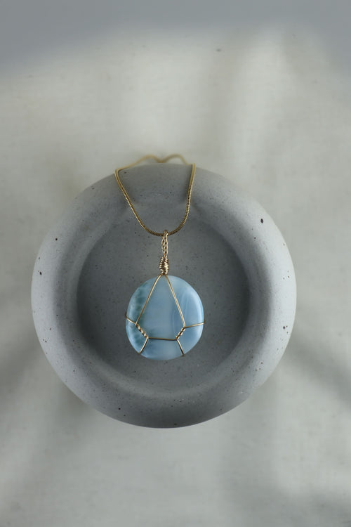 I AM inspired - Collana Larimar Pezzi Unici