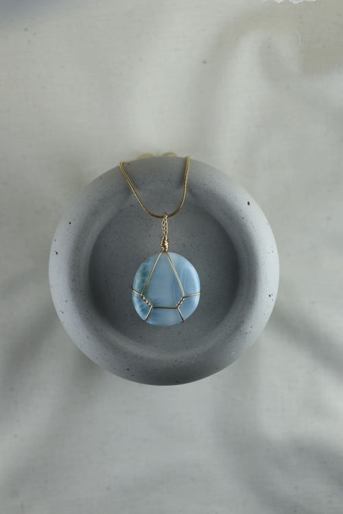 I AM inspired - Collana Larimar Pezzi Unici